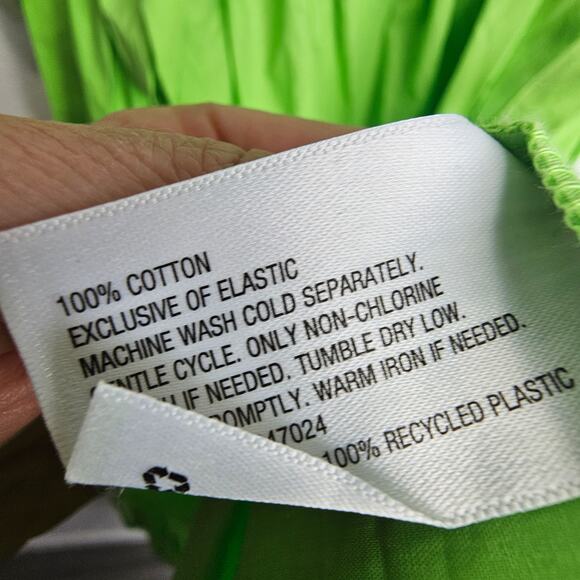 Christopher John Rogers X Target Dress Bright Green High Low Tie Bow Detail - Picture 8 of 9